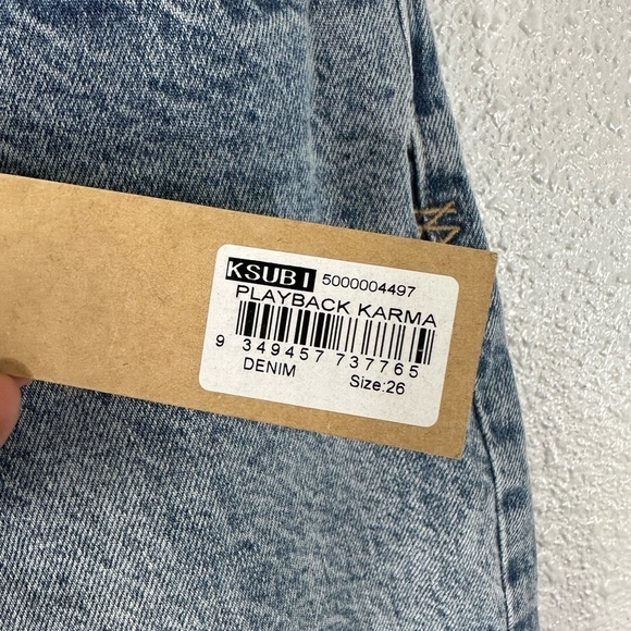 KSUBI Playback Karma Straight Leg Jeans SZ 26 NEW NWT - Picture 6 of 8
